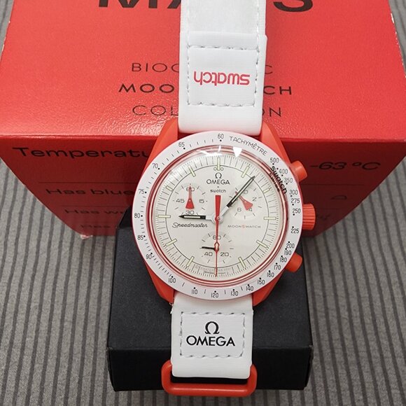 Swatch Other - Swatch X Omega Bioceramic Moonswatch Mission To The Mars Watch